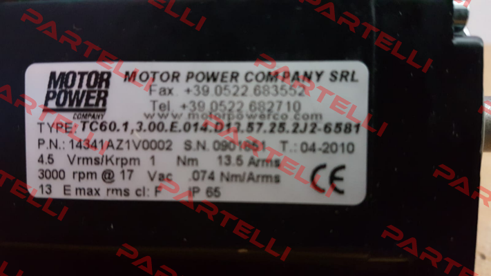 2J2-6581 Motor Power
