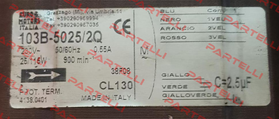 103B-5025/2Q Euro Motors Italia