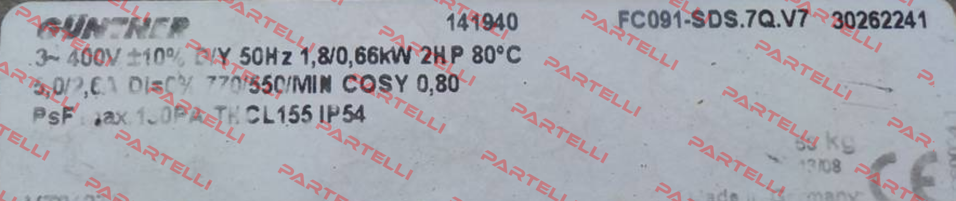 141940 FC091-SDS.7Q.V7  30262241 (OEM) Guntner
