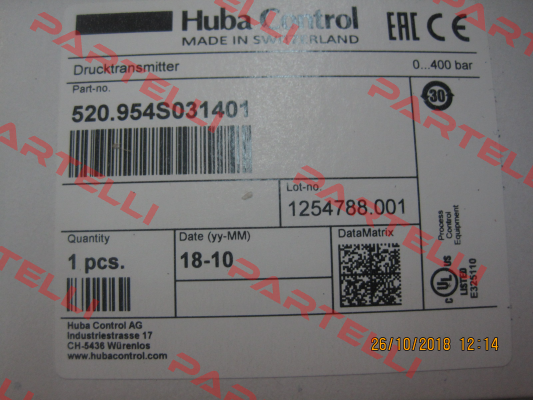 520.954S031401 Huba Control