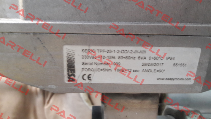 SERIO TPF-05-1-2-DD/-2-///-///// ESA Pyronics International