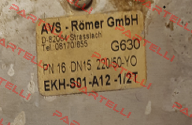 EKH-S01-A12-1/2T Avs Römer