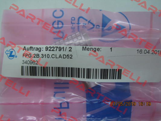 FPG.2B.310.CLAD52Z Lemo