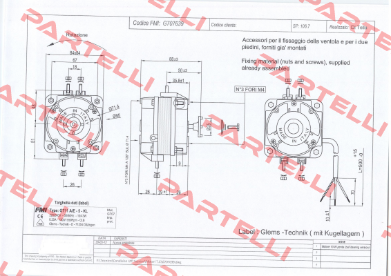 GT 11 A/E-5 FMI (Fan Motors Italia)