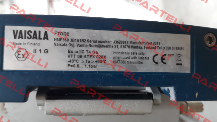 HMP360 3B1A1B2 S/N:J3620016 Vaisala