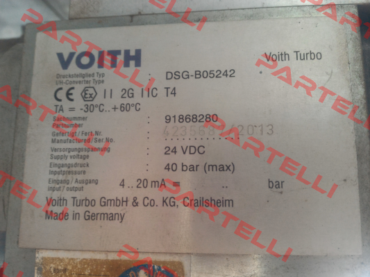 DSG-B05242 Voith
