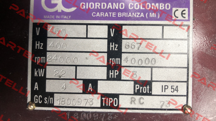 XNMRO17-886A GIORDANO COLOMBO