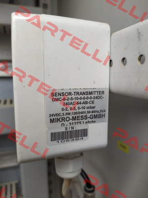 P/N:50018; Type:DMC-6-2-5-10-0-0-0-0-24DC-240AC-64-AB-CE Mikro-mess