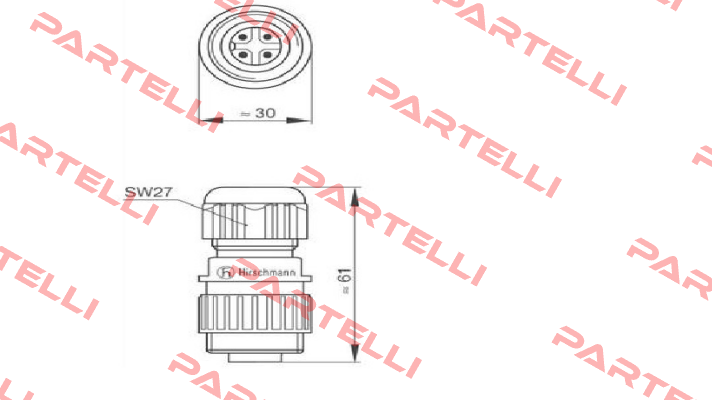 CA 3 LS   900368  Belden (Lumberg / Hirschmann)