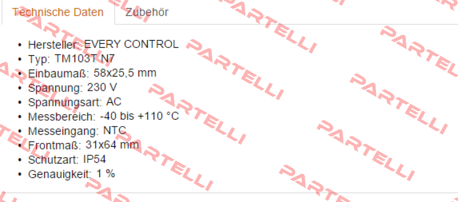 TM103T N7 (316180020) EVCO - Every Control