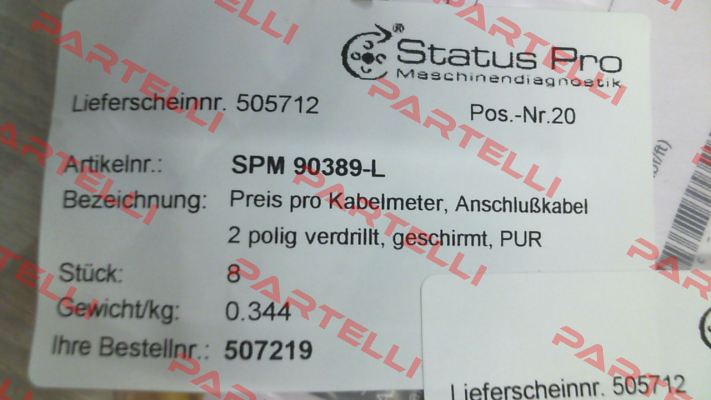SPM 90389-L (  4 meter ) SPM Instrument