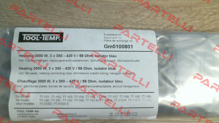 GM0100801 Tool-Temp