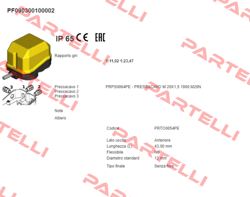 GF4C PF090300100002 Ter Tecno Elettrica Ravasi
