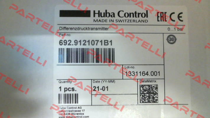 692.912107B1 Huba Control