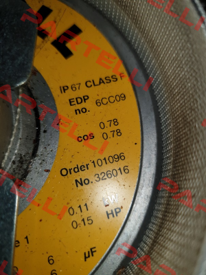 Order No. 101096 326016 wrong code- correct code 6CC09-407mm Interroll