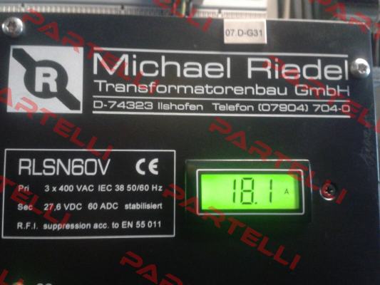 0233/00000001 Michael Riedel Transformatorenbau