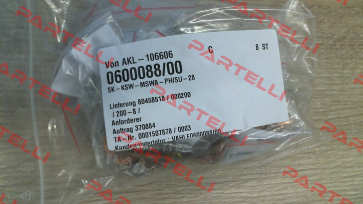 P/n: 0600088/00, Type: SK-KSW-MSWA-PH/SU-28 Vahle