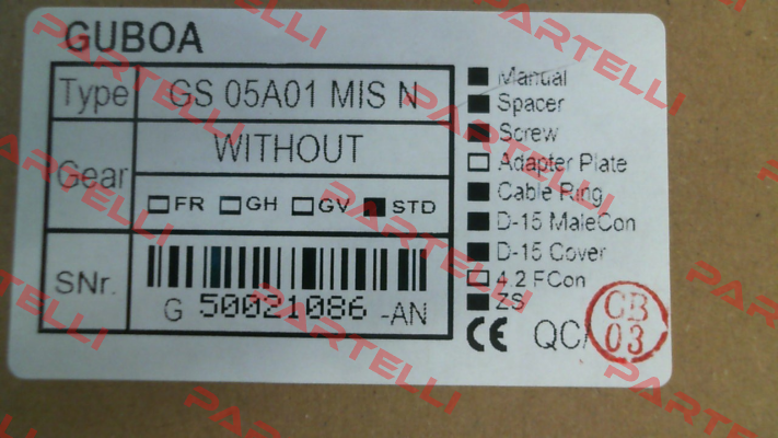 GS 05A01-MIS-N Guboa
