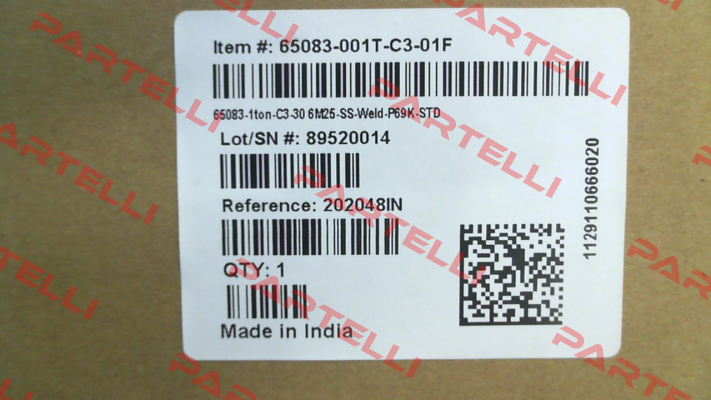 Typ: 65083-1t-C3-3124M Sensortronics