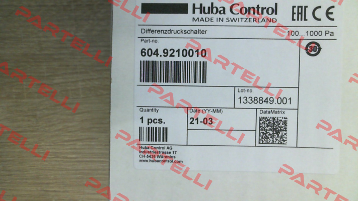 604.9210010 Huba Control
