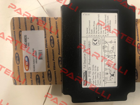 type P16 DI ,Code 400601 Pactrol