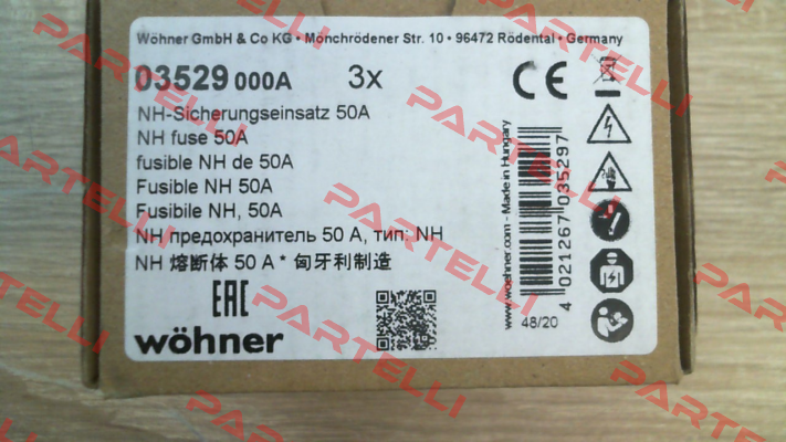 03529 (pack x3) Wöhner