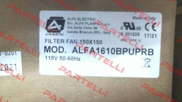 ALFA 1610 BPUPRB Alfa Electric
