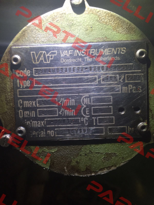  J5040B130C12-1200000  VAF Instruments