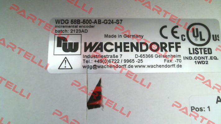 WDG 58B-500-AB-G24-S7 Wachendorff