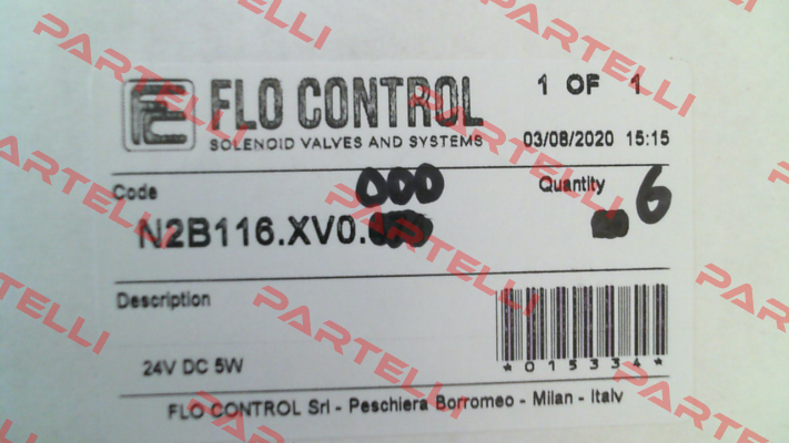 N2B116.XV0.000 Flo Control