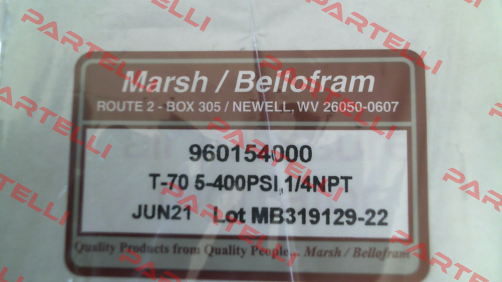 960-154-000 Bellofram