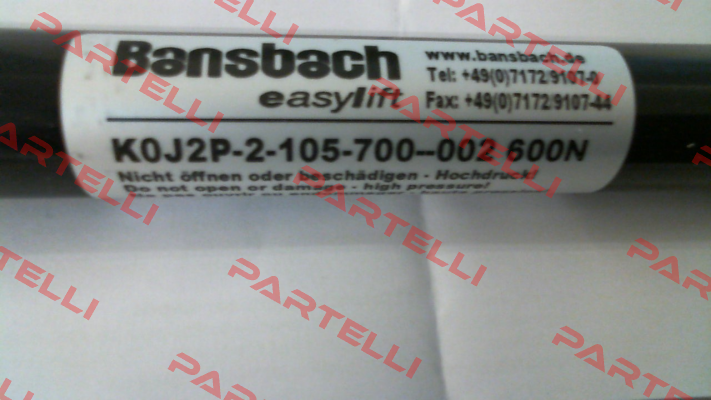 K0J2P-2-105-700--002/600N Bansbach