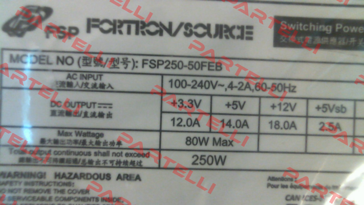 9PA250FK08 / FSP250-50FEB Fsp