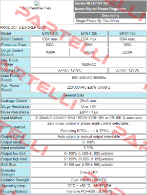 EPS1-125  Fotek