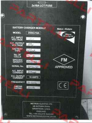 E-30374-SU-7 Metron Eledyne Ltd