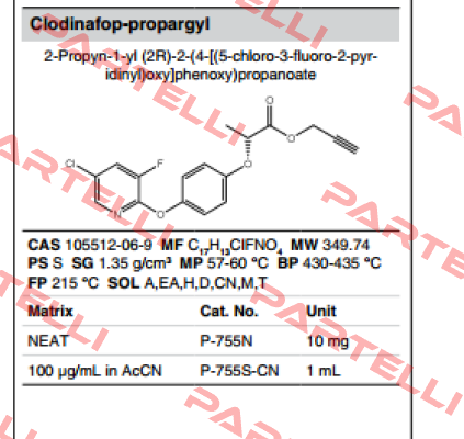 P-755N (chemical) 10mg  AccuStandard