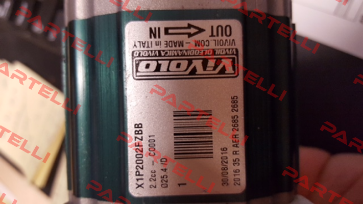 X1P2002FZBB / Z010-10688-99999 Vivoil Oleodinamica Vivolo