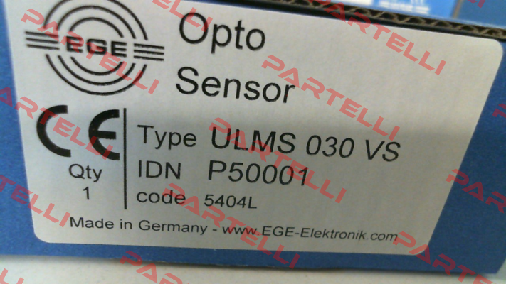 p/n: P50001, Type: ULMS 030 VS Ege