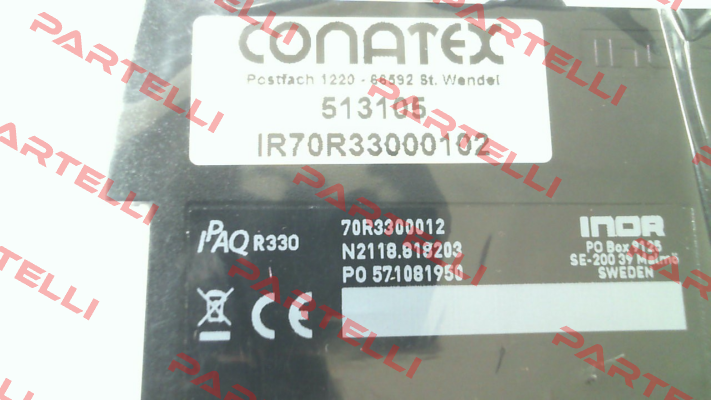 p/n: IR70R33000102 type: IPAQ-R330 Conatex