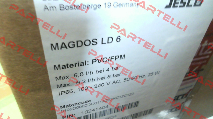 10241404  MAGDOS LD 6 PVC/FPM Jesco