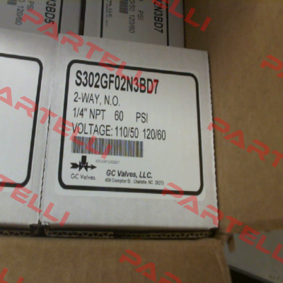 S301GF02N3BD7 GC Valves