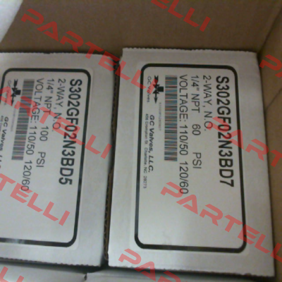 S301GF02N3BD5 GC Valves