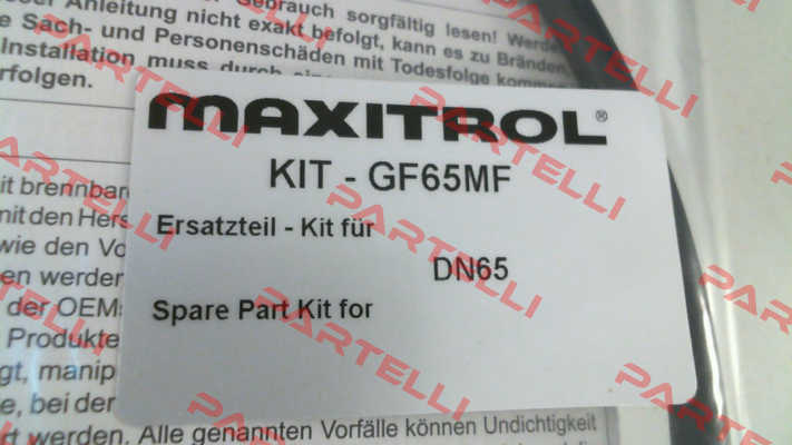 KIT-GF65MF Maxitrol