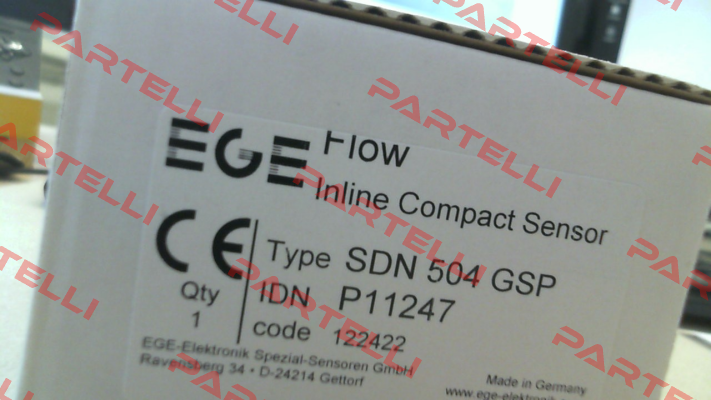 p/n: P11247, Type: SDN 504 GSP Ege