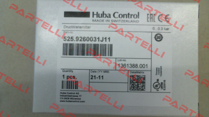 525.9260031J11 Huba Control