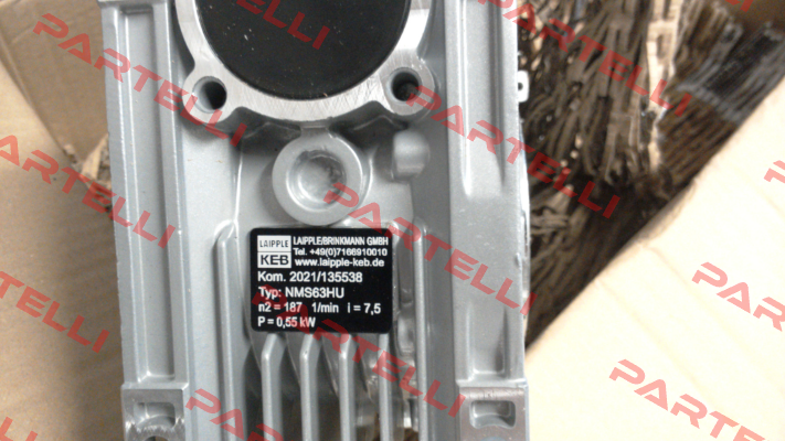 NMS63HU-7,5/1-80S/4-BR-SO-TB-FL-ST10 (MA80a4) LAIPPLE KEB