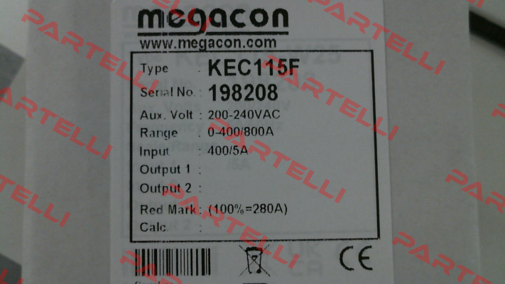 KEC115F - 200-240V Megacon