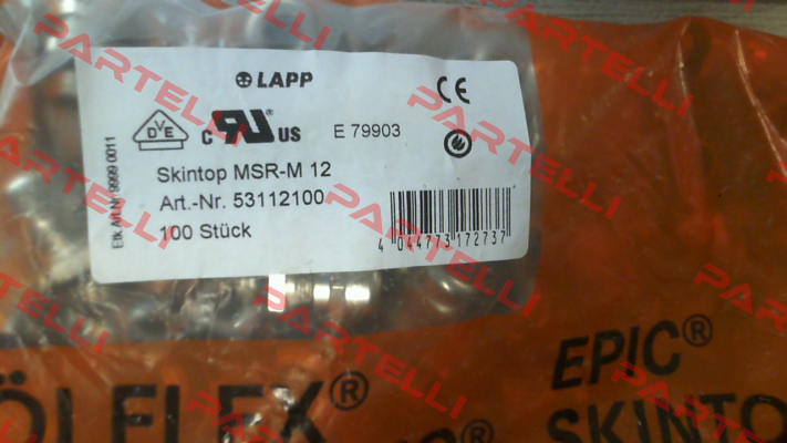 P/N: 53112100, Type: MSR-M Lapp Kabel