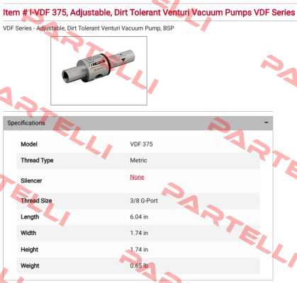 I-VDF 375 VACCON