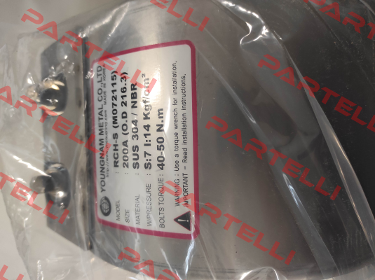 RCH-S 200A (¾") YOUNGNAM METAL